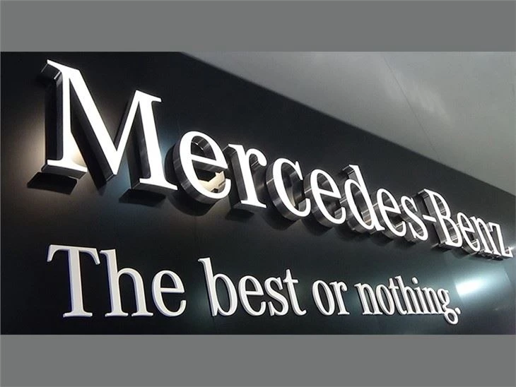 Mercedes-Benz Automotive Showroom Signage